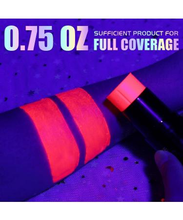 Latibell UV Black Light Reactive Pink Face Paint Stick (0.75 oz) - Neon Glow Makeup for Halloween SFX & Cosplay - Buy Online on GoSupps.com