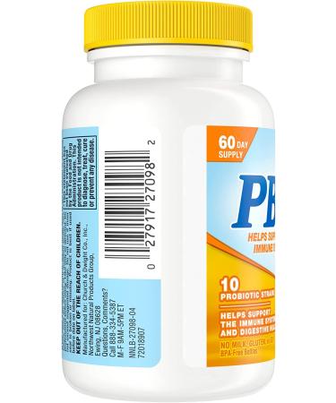 Nutrition Now PB 8 Probiotic - Immune & Digestive Support Supplement, 60 Count - Buy Online on GoSupps.com