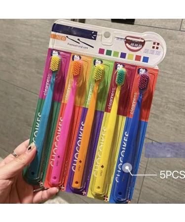 Soft Protective Toothbrushes for Sensitive Teeth - 10 Colorful Plastic Brushes | Extra Clean & Gentle Care | International Shipping - Buy Online on GoSupps.com