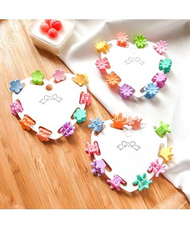 10 Colors 60PCS Durable Mini Hair Claw Clips Mini Hair Clips Flower Clips Heart Hair Clip Daisy Claw Clips for Kids and Adult Hairstyles Decroation Buns Pining Bangs Clips Mixed Style 60pcs/Set 60pcs/set Miltcolor - Buy Online on GoSupps.com