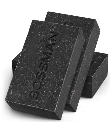 Bossman Men's Bar Soap 3 Pack - Lavender and Patchouli Scented - Buy Online on GoSupps.com