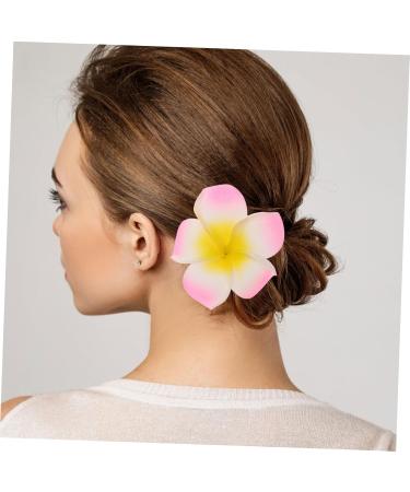 DRESSOOS 1pc Floral Decorations Plumeria Hair Pin Wedding Headpiece for Bride Hawaii Decor Flowers Decoration Flower Decorations Hawaiian Hair Flower Bridal Headdress Pink Miss Comb Pearl - Buy Online on GoSupps.com