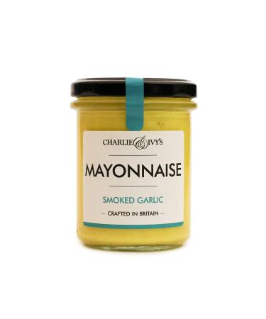 Charlie & Ivy's Smoked Garlic Mayonnaise 190g - Brilliantly British Mayos - Buy Online on GoSupps.com