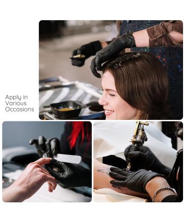 Segbeauty 20 Reusable Hair Coloring Gloves - Medium Size, Powder-Free Black Latex, Hair Dyeing Accessories for Salon and Home Cleaning - Buy Online on GoSupps.com