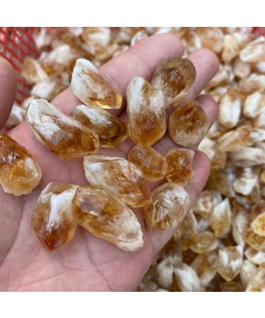100g Bulk Rough Natural Citrine Point Quartz Druzy Crystal Cluster Specimen Stone Pendant Making Gifts - Buy Online on GoSupps.com