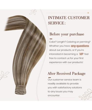 Hetto Real Hair Braid Extensions - Wrap Around Ponytail #10/613 Ash Brown & Platinum Blonde - 55cm 100g Remy Hair - Buy Online on GoSupps.com