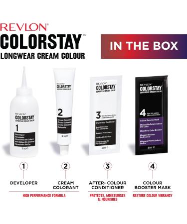 Revlon Colorstay Longwear Permanent Cream Colour Intense Red 6.6 Intense Red 165 ml (Pack of 1) - Buy Online on GoSupps.com