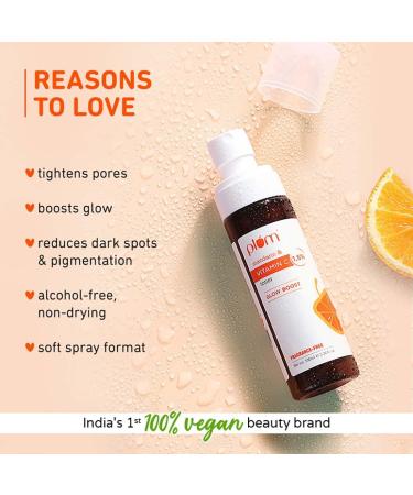 Plum 1.5% Vitamin C Toner with Mandarin - Glow & Even Skin Tone | Fragrance-Free Vegan 100ml - Buy Online on GoSupps.com