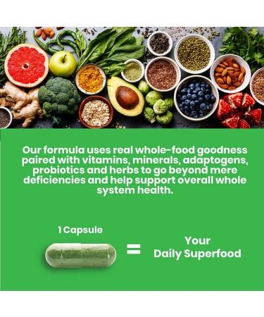 Paradise Herbs ORAC-Energy Greens - 120 Vegetarian Capsules for Optimal Health - Buy Online on GoSupps.com
