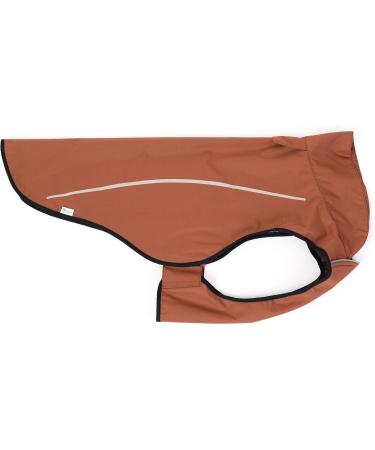 Mile High Life Waterproof Pet Jacket - Adjustable Raincoat for Small Dogs with Reflective Strip - Lightweight Brown Accessory - Buy Online on GoSupps.com