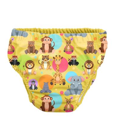 PSS!- Baby swimming pants - model Savana - for babies from 3 to 8 kg - M - Unisex - Multi -colored design - absorbent and reusable - waterproof and convenient - 1 piece Savana M