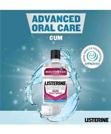 Listerine Advanced Defence Gum Treatment 500ml - Buy Best Mouthwash Online | International Shipping Available - Buy Online on GoSupps.com