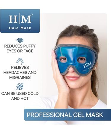 Microwave Activated Warm Eye Compress for Dry Eyes, Blepharitis & Stye Treatment - Reusable Gel Mask for Puffy Eyes, Dark Circles & Hangovers - Buy Online on GoSupps.com