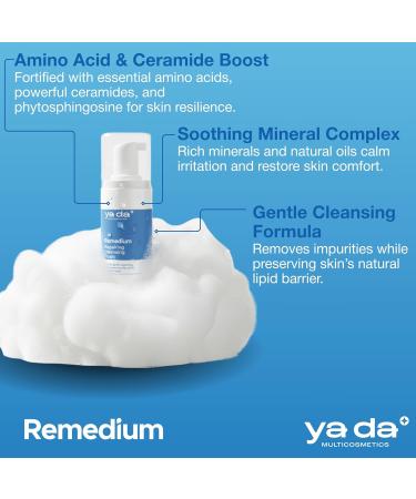 ya da multicosmetics Repairing Foam Cleanser Moisturizing Face Wash for Sensitive Skin | Deeply Cleansing Quick-Repair and Nourishing Foam | Gentle Face Cleanser for Women Men & All Skin Types - Buy Online on GoSupps.com