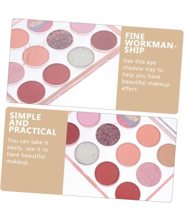 FOMIYES Eyeshadow Glitter Eyeshadow Palette Eye Shadow Eyeshadow Holder Eye Makeup Plate Makeup Pallet Organizer Flashing Miss - Buy Online on GoSupps.com