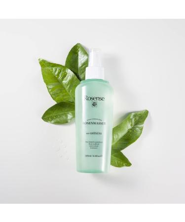 Rosense Rose Water Spray with Green Tea - 100% Natural Moisturizing Facial Cleanser | Vegan 200ml - Buy Online on GoSupps.com