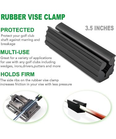 VANSIHO Professional Golf Grip Kit - Includes Hook Blade & Rubber Vise Clamp - Buy Online on GoSupps.com