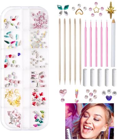 Generic Gem Tooth Kit | Portable Crystal Teeth Decoration Set for Men & Women | DIY Removable Tooth Gemstones - Buy Online on GoSupps.com