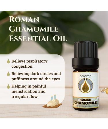 English Chamomile Essential Oil 5ml - 100% Pure Therapeutic Grade for Aromatherapy and Massage Diffusers - Buy Online on GoSupps.com