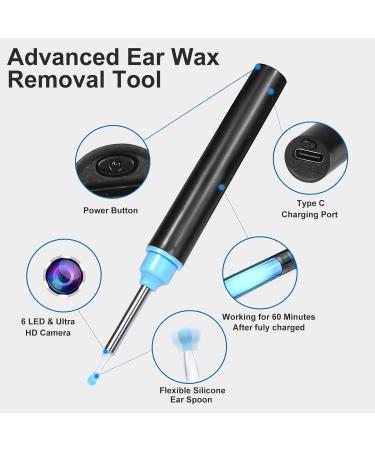 Rechargeable Ear Wax Removal Camera - Visual Wireless Endoscope Ear Cleaner Kit with Light for Ear Cleaning - Buy Online on GoSupps.com