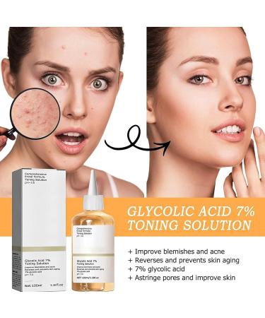 Glycolic Sour 7% Toner Glycolic Acid Skin Toner Glycolic Acid 7 Toning Solution Facial Toner Glycolic Acid Toning Resurfacing Solution 7 Glycolic Acid Serums Hydrating Toner - Buy Online on GoSupps.com