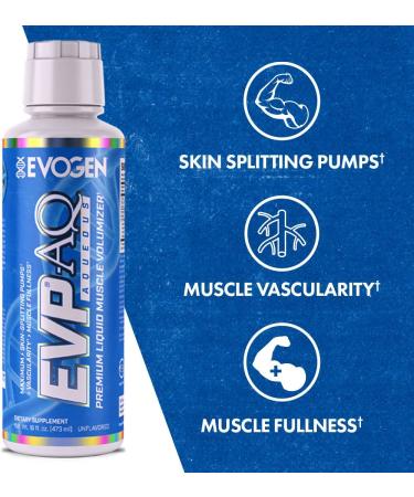 Evogen EVP AQ Liquid Glycerol Betaine Anhydrous S7 | Nitric Oxide Pump Inducer | Unflavored - Buy Online on GoSupps.com