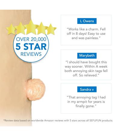 2-IN-1 Skin Tag Tool Kit for Men and Women Fast and Easy Painless Kit for Small (2mm) to Medium (8mm) - Safe for Most Parts - Blue (Blue) - Buy Online on GoSupps.com