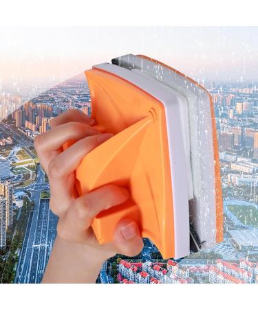 Magnetic Window Cleaner Double Side Magnetic Window Cleaner Both Side Glass Surface Cleaning Brush Wiper Tools Triangular Magnetic Squeegee Household Window Cleaner Tool for Home Car - Buy Online on GoSupps.com