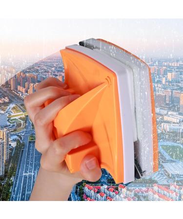 Magnetic Window Cleaner Double Sided Window Cleaner Adjustable Magnetic Double Window Glass Wiper Magnetic Window Cleaner Tool with Handle Magnetic Window Cleaner with Magnetic Window Cleaner - Buy Online on GoSupps.com