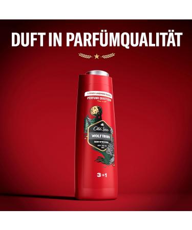 Old Spice Wolfthorn 3-in-1 Shower Gel & Shampoo for Men - 250 ml | Body Hair & Facial Cleansing | Long Lasting Freshness - Buy Internationally - Buy Online on GoSupps.com