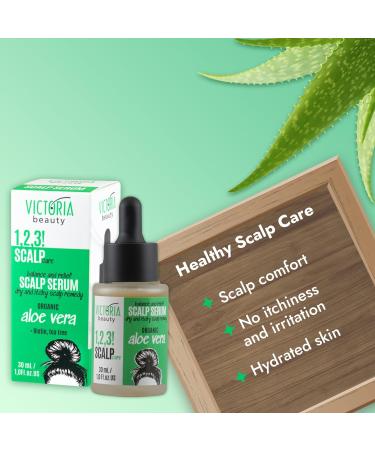 Victoria Beauty Tea Tree Oil Scalp Serum - Moisturizing Solution for Dry & Itchy Scalp - 30ml - Buy Online on GoSupps.com
