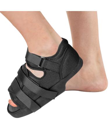 Shuyan Jiao Heel Wedge Healing Shoe Post Op Shoe Lightweight Heel Relief Medical Orthopedic Foot Brace Off-loading Shoes for Heel or Ankle Pain Ulcerations Feet Wounds for Men and Women (X-Large)