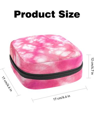 Guantierendiy Sanitary Napkin Storage Bag Pink Tie Dye Menstrual Cup Pouch Nursing Pad Holder Tampon Bags Feminine Product Pouches Portable Period Kit Bag Color 6 - Buy Online on GoSupps.com