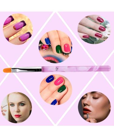 7-Piece Nail Brush Set | Acrylic & Gel Nail Art Brushes & Dotting Tools | Professional Nail Painting Kit - Buy Online on GoSupps.com