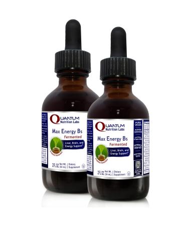 Quantum Nutrition Labs Max Energy B's - 2 Fl Oz (Pack of 2)
