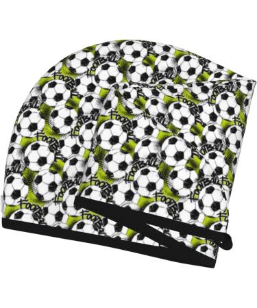Hair Towel Wrap - Quick Drying Button Turban for Soccer & Football Fans | Premium Hair Drying Towel - Buy Online on GoSupps.com