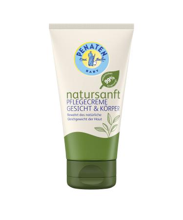 Penates natural care cream face & body (75 ml) perfume-free baby moisture cream with organic aloe vera & shea butter for sensitive baby skin for sensitive skin - Buy Online on GoSupps.com
