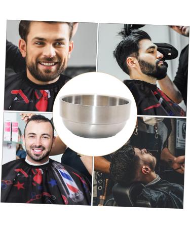 Lalafina Foam Dishwasher Mixing Bowl | Rustproof Steel Facial Cleaning Cup | 9x9x4.9cm Shaving Shell for Men | Ideal Hairdressing Accessory - Buy Online on GoSupps.com