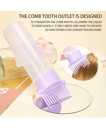  bellv Comb bottle applicator 180 ml hair oil bottle comb hair coloring products water liquid Bellv oil - Buy Online on GoSupps.com