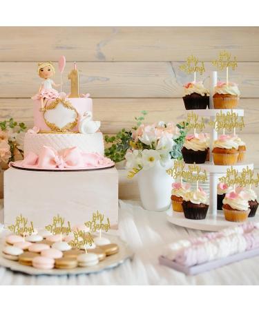 LXASIY 24PCS Oh Baby Cupcake Topper Gold Glitter Baby Shower Cupcake Picks Decorations for Baby First Birthday Baby Shower Party Supplies 24pcs Oh Baby Cupcake Toppers - Buy Online on GoSupps.com
