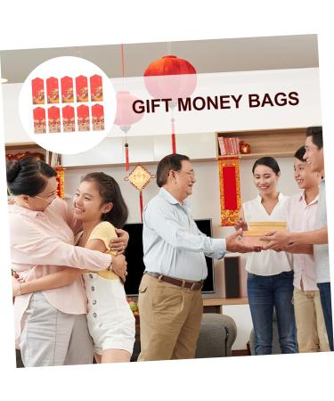 CAXUSD 20pcs Red Envelope Bag Pocket Wallet Lucky Money Pockets Red Lucky Money Pocket Spring Festival Year Red Envelopes Zodiac Hong Bao Bling Purse Paper Wedding China Xc04 - Buy Online on GoSupps.com