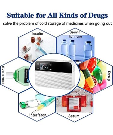 ALSUP Medicine Cooler - Travel Refrigerator for Interferon & Medication Storage (0-18 C) - Buy Online on GoSupps.com