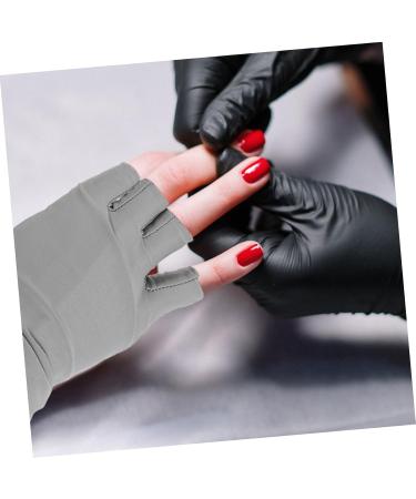 FOMIYES 4 Pairs Manicure Half Finger Gloves Manicure Uv Gloves Anti-uv Gloves for Gel Nails Gel Nail Lamp Uv Gloves Uv Gloves for Gel Manicures Nail Uv Gloves Spandex Daily Use Women's - Buy Online on GoSupps.com