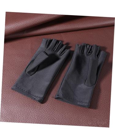 Angoily 5 Pair Gloves Manicure Glove Uv Shield Glove Anti Uv Glove Miss Electric Car Apparel M Black - Buy Online on GoSupps.com