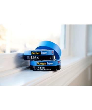 ScotchBlue Original Multi-Surface Painter's Tape  Blue  Paint Tape Protects Surfaces and Removes Easily  Painting for Indoor Outdoor Use  0.94 Inches x 60 Yards  1 Roll - Buy Online on GoSupps.com