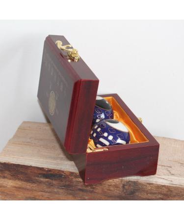 AAF Nommel Qi Gong Meditation Relaxation Balls Set No. 001 - High-Quality Ying Yang in Red Wooden Box | International Shipping Available - Buy Online on GoSupps.com