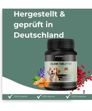 Buy Journey Tablets for Dogs - Green Lipped Mussel MSM Glucosamine & Devil Claw | 100 Pieces Made in Germany 6-Month Supply - Buy Online on GoSupps.com