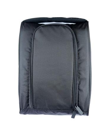 PINMEI Golf Shoe Bag - Zippered Shoe Carrier Bag black