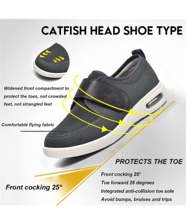 Diabetic Shoes for Women: Extra Wide Diabetic Slippers with Adjustable Closures - Breathable Mesh Walking Shoes for Edema - Size 6.5 - Buy Online on GoSupps.com