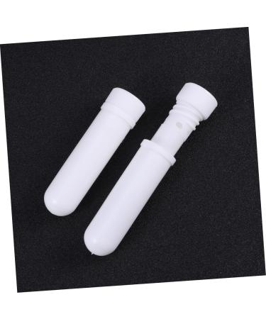 Lurrose 12pcs Essential Oil Inhaler Nasal Tube Diffuser with Blank Cotton Core, Plastic Tubes for Aromatherapy - Buy Online on GoSupps.com